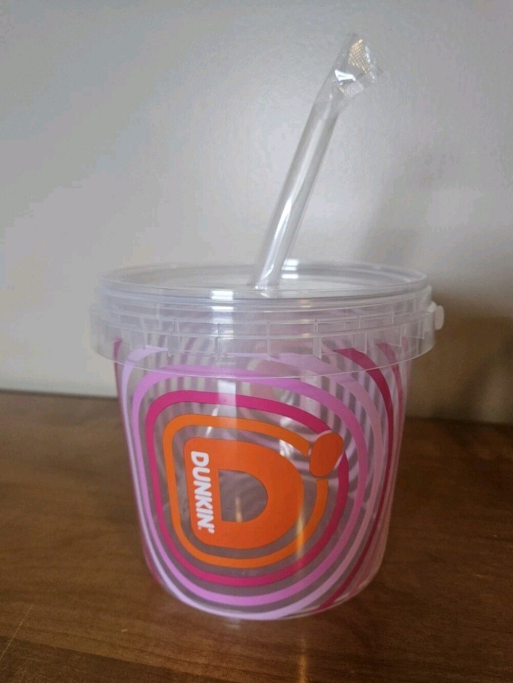NEW Dunkin Donuts Limited Edition 48 Oz 2026 Bucket Cup & Straw Authentic Viral